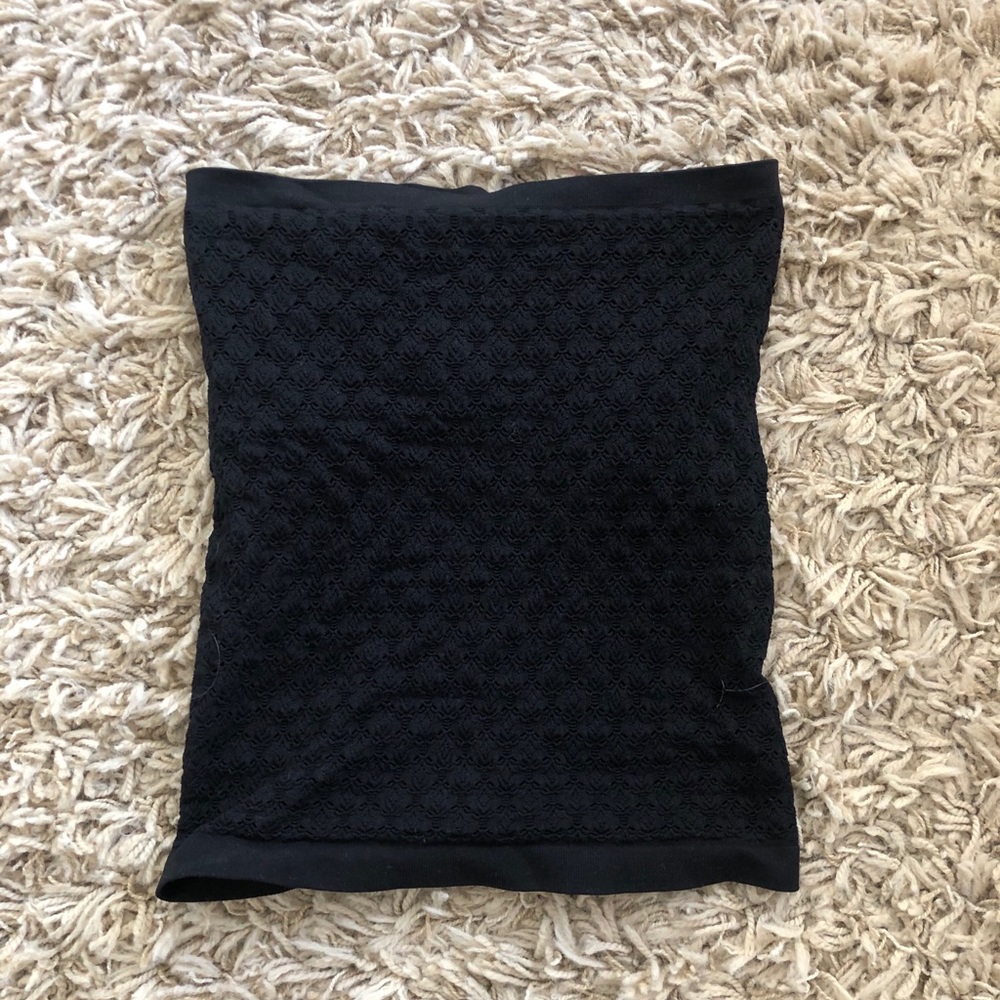 Free People Black Crop Top